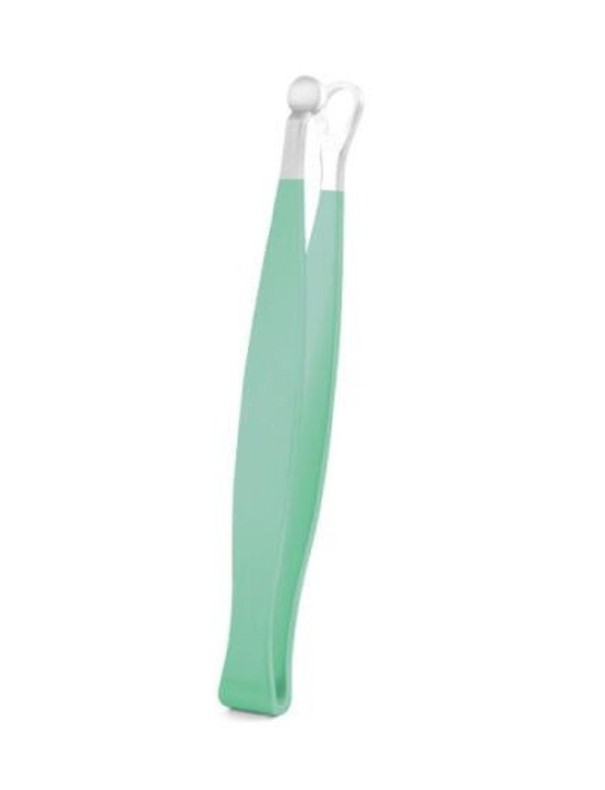 Pinça para remoção de pelos no nariz verde