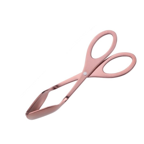 Pinças de servir em aço inoxidável C371 rosa