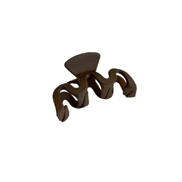Pince à cheveux P3399 marron