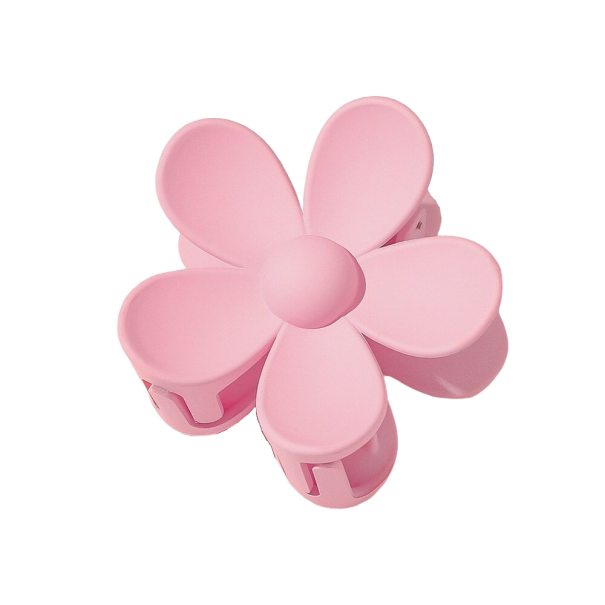 Pince à cheveux rose