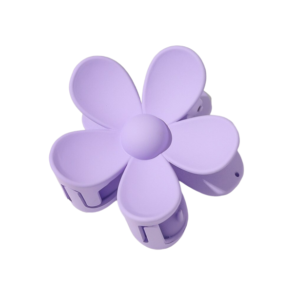 Pince à cheveux violet clair