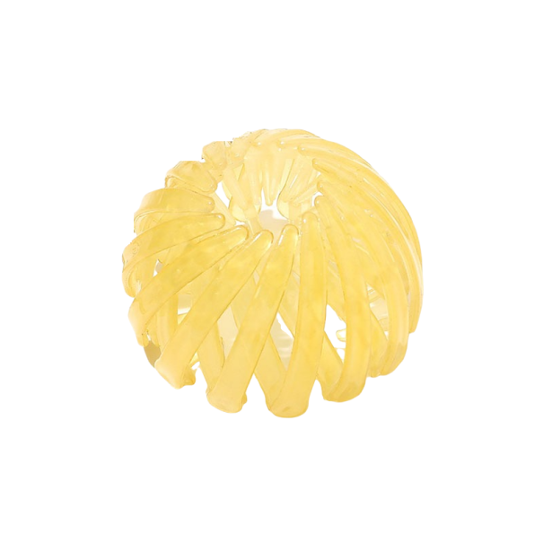 Pince à chignon T932 jaune