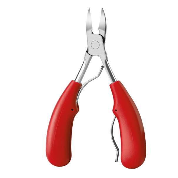 Pince à ongles pour les pieds R152 rouge