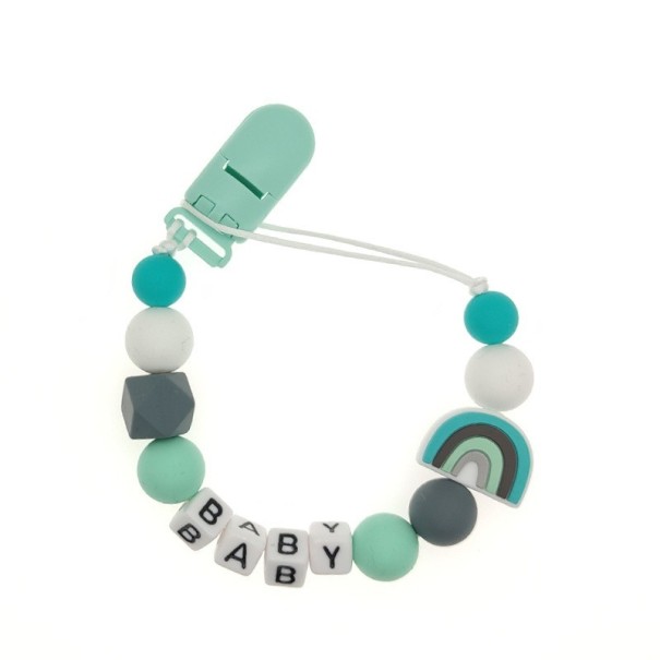 Pince à tétine N879 turquoise