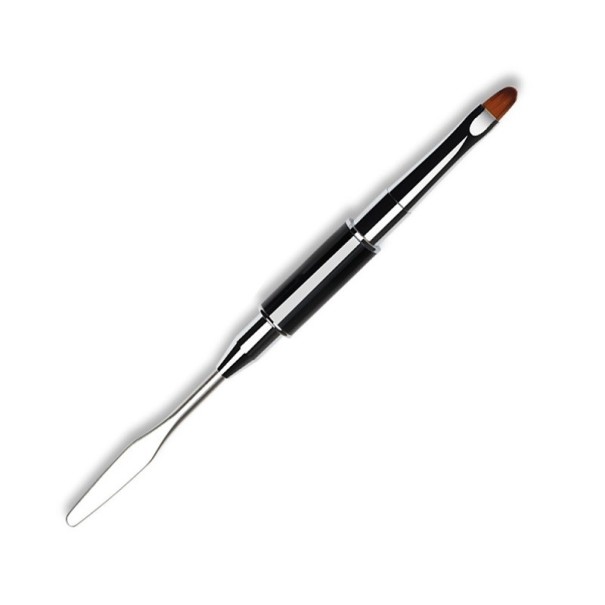 Pinceau avec spatule pour la modélisation des ongles 1
