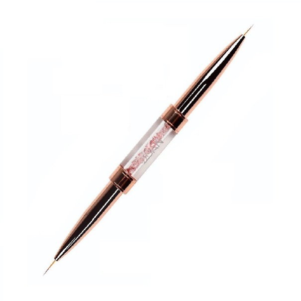 Pinceau de décoration pour ongles 7 mm/9 mm marron