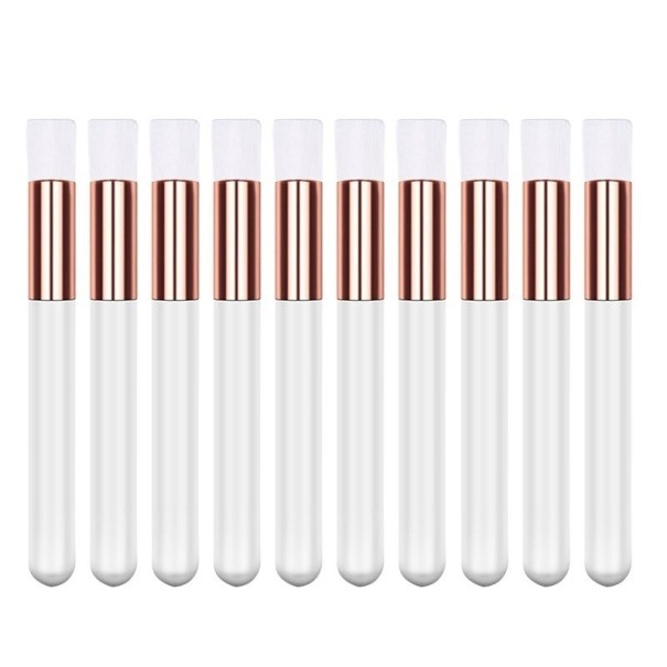 Pinceau de nettoyage des cils 10 pcs blanc