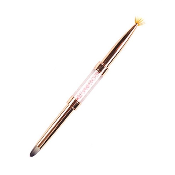 Pinceau double face pour la décoration des ongles 1