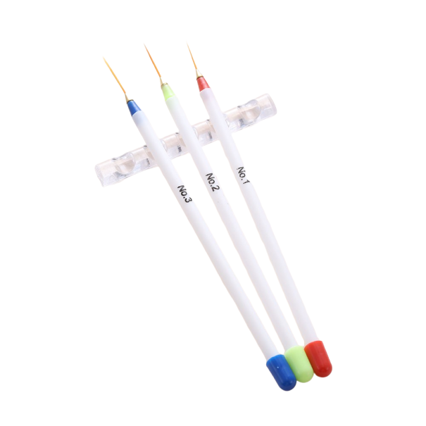 Pincel para decoração de unhas 3 pcs T810 1