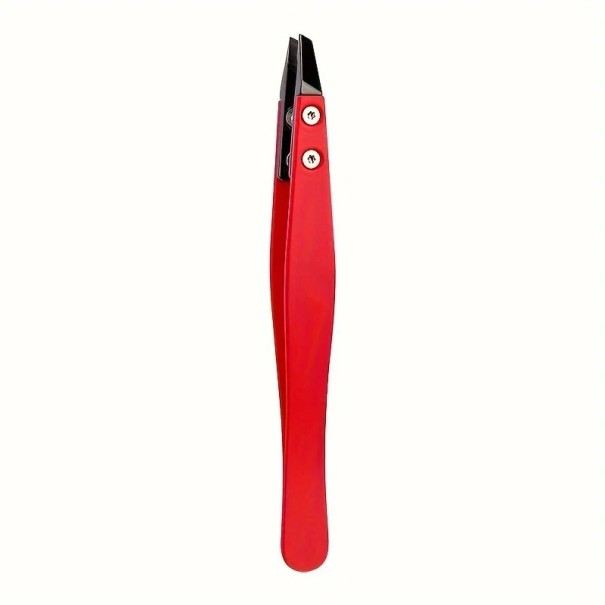 Pinces à épiler Pointes en céramique en zircon Longueur 10 cm Pointe non métallique Jonction à vis des bras Pour l'épilation des sourcils 1