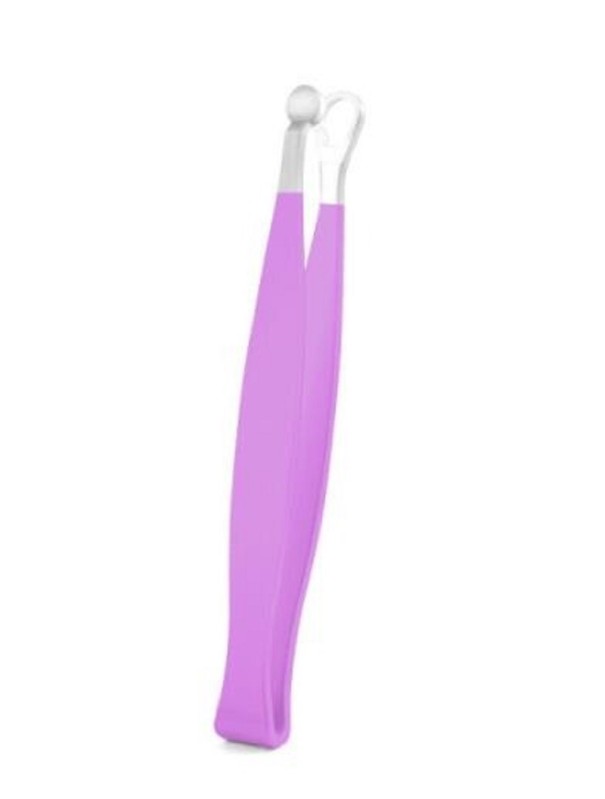 Pinces à épiler pour enlever les poils du nez violet