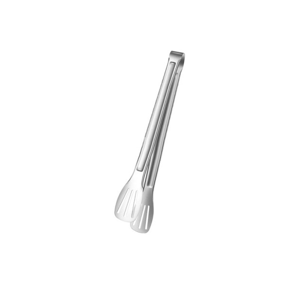 Pinces de barbecue 23,8 cm Acier inoxydable Pinces argentées pour griller de la viande, du poisson, des légumes Ustensiles de cuisine accessoires 1