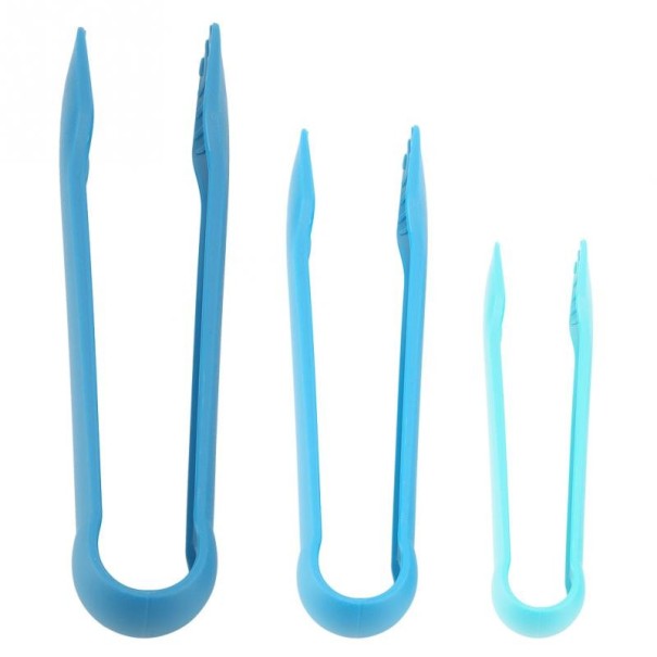 Pinces de cuisine 3 pcs bleu