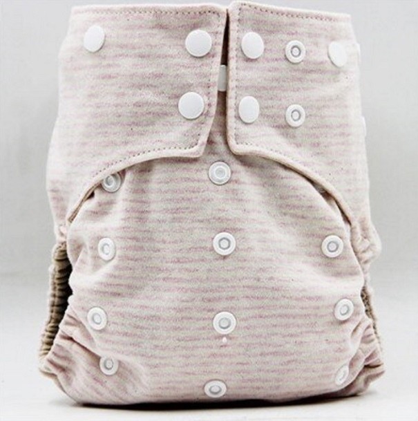 Pink Snap Fastening Nappy Pants 1