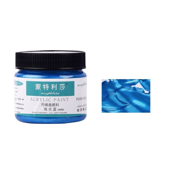 Pinturas acrílicas nacaradas 100 ml azul