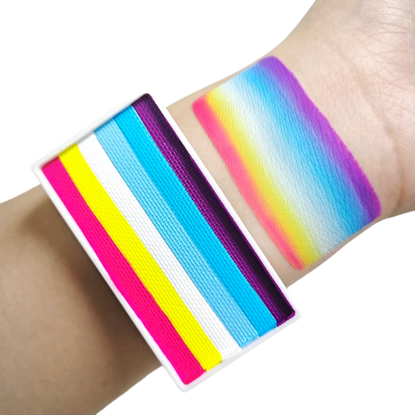 Pinturas corporales y faciales 20 g Pintura corporal y facial arcoiris profesional Maquillaje de Halloween 7