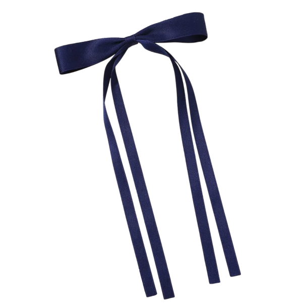 Pinza para el pelo con lazo, elegante, accesorio con estilo, horquilla para mujer, bonito adorno para el pelo, pinza para el pelo con lazo de alta calidad. azul oscuro Pinza para el pelo con lazo, elegante, accesorio con estilo, horquilla para mujer, bonito adorno para el pelo, pinza para el pelo con lazo de alta calidad. azul oscuro