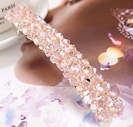 Pinza para el pelo decorada con pedrería J3072 3