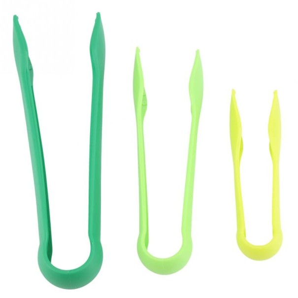 Pinzas de cocina 3 uds. verde Pinzas de cocina 3 uds. verde