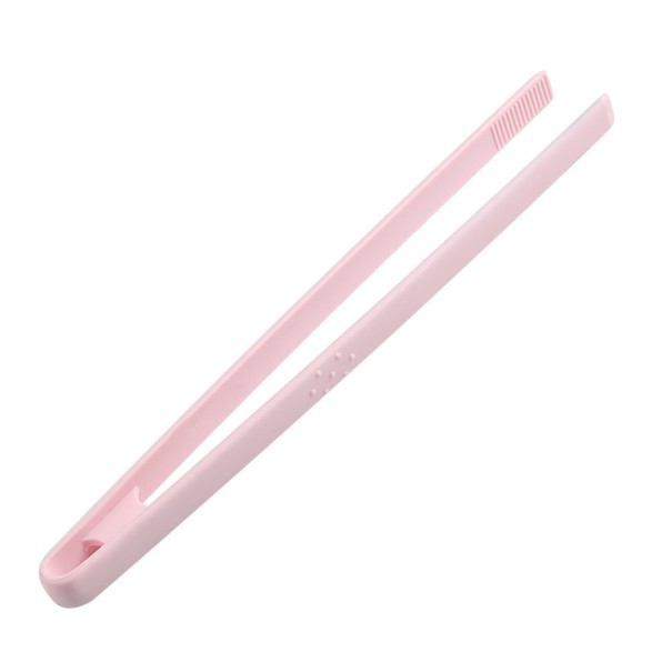 Pinzas de silicona para servir rosa claro Pinzas de silicona para servir rosa claro