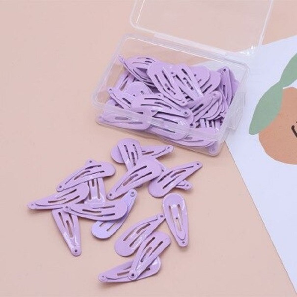 Pinzas para el pelo de colores para perros pequeños 50 uds. morado claro