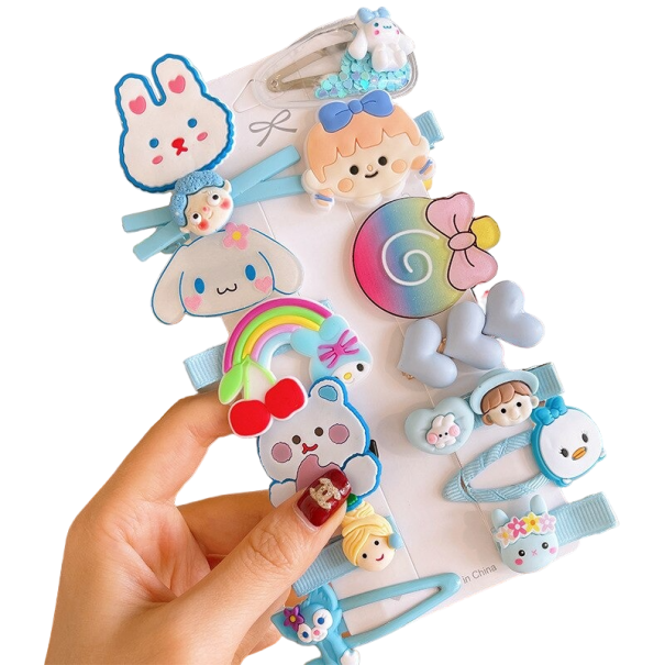 Pinzas para el pelo para niños 14 uds. 2