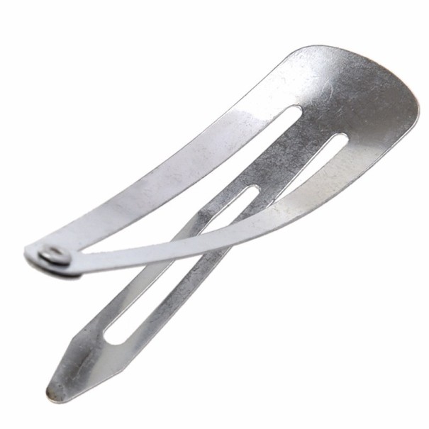 Pinzas para el pelo plateadas 50 uds J3327 3