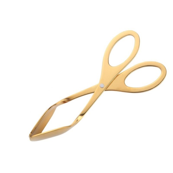 Pinzas para servir de acero inoxidable C371 dorado