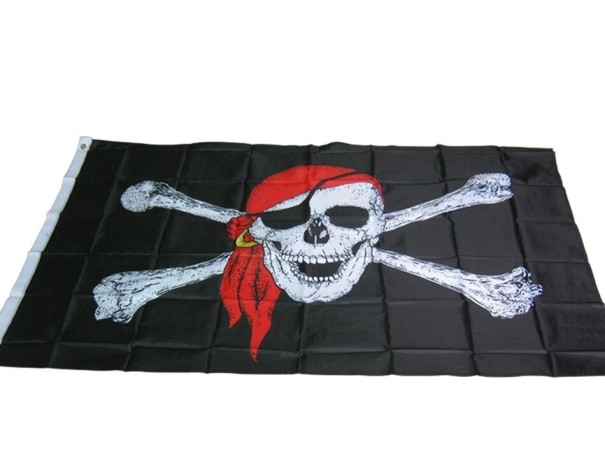 Pirátská vlajka 60 x 90 cm 1