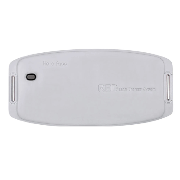 Piros fényű infravörös terápiás öv 43x20,5 cm újratölthető LED terápia izomregenerációhoz, fájdalomcsillapításhoz, mély fény behatoláshoz szürke