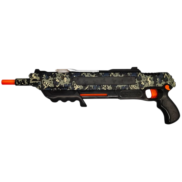 Pistol til myg og fluer 57 x 20 x 7 cm Saltvåben mod insekter Mekanisk saltpistol Hjemmelavet fangst af flyvende insekter sort