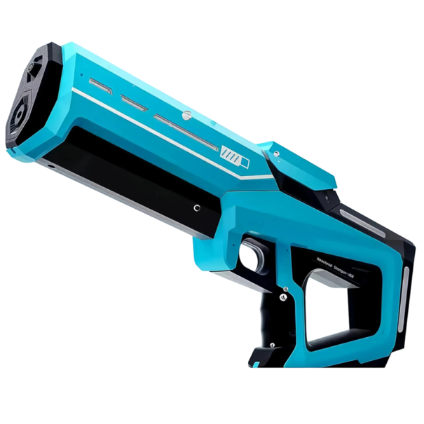 Pistola de agua eléctrica para niños y adultos Batería recargable 500mAh Carga USB Pistola de agua para el jardín Alcance 8 metros Diversión de verano azul