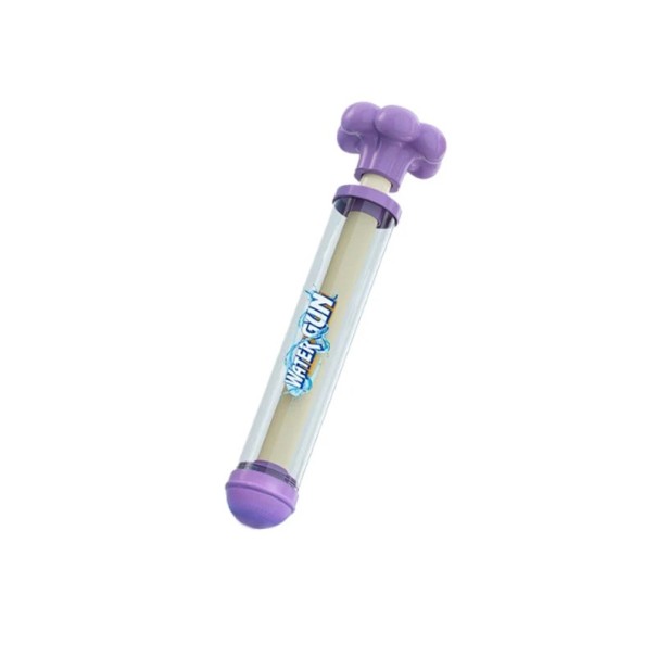 Pistola de água manual com bomba de puxar Grande capacidade do reservatório Longo alcance Brinquedo de verão para batalhas de água no jardim piscina roxo