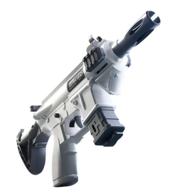 Pistola de Água Manual Longa 30 cm Arma de Pulverização de Plástico para Crianças Brinquedo de Verão para o Jardim Batalhas de Água na Piscina e no Parque cinzento