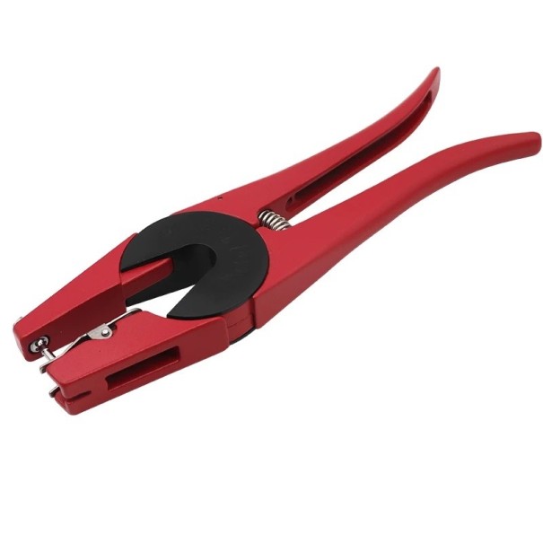 Pistola de clavos para etiquetas de oreja Aplicador de etiquetas de oreja rojo