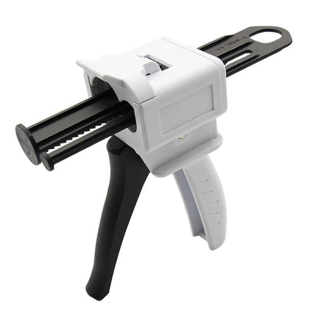 Pistola de dosagem 4:1 para mistura de materiais para impressões dentárias Aplicação precisa de materiais dentários Punho ergonómico Uso laboratorial 1