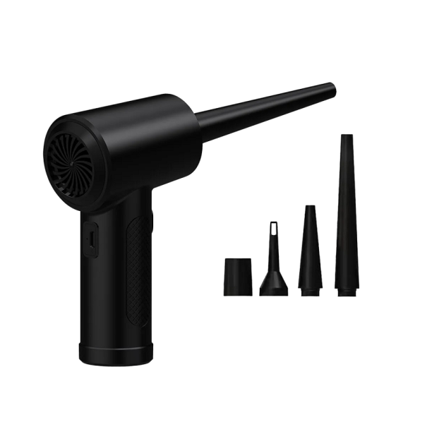 Pistolet à air pour nettoyage Balai électronique Nettoyeur à air sans fil Souffleur à air comprimé avec lumière LED 68 W 16 x 10 x 6,5 cm 1