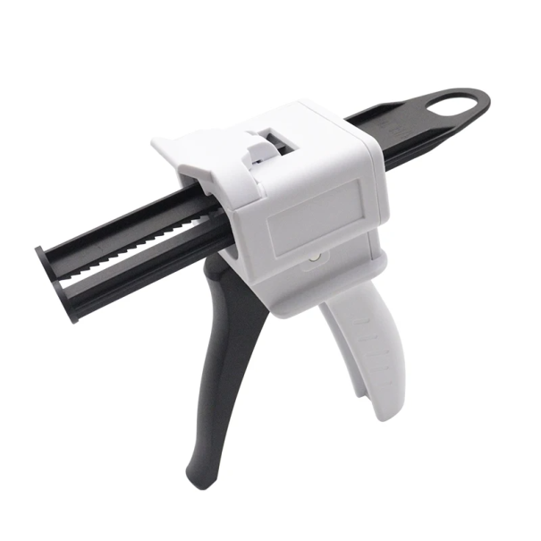 Pistolet dozujący do mieszania materiałów do wycisków dentystycznych w proporcji 1:1 i 2:1 Ergonomiczna konstrukcja Dokładna aplikacja Zastosowanie stomatologiczne 1