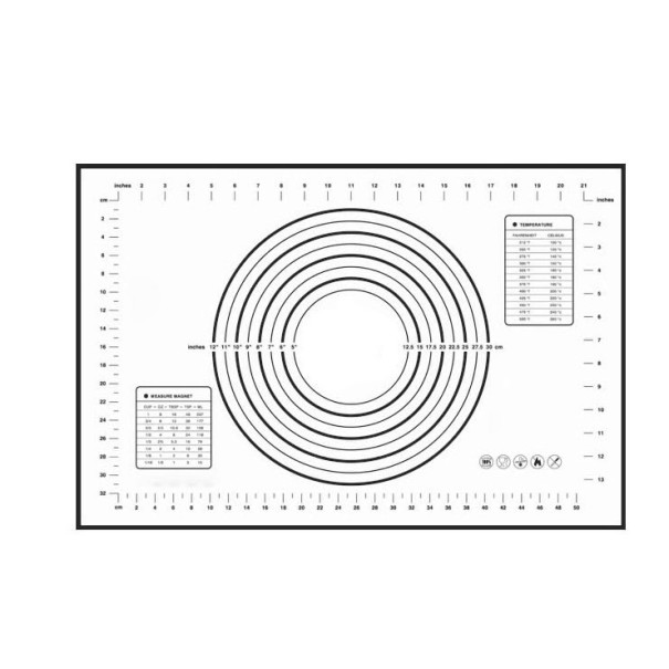 Pizza Preparation Mat black 3