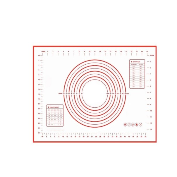 Pizzamatto punainen 2