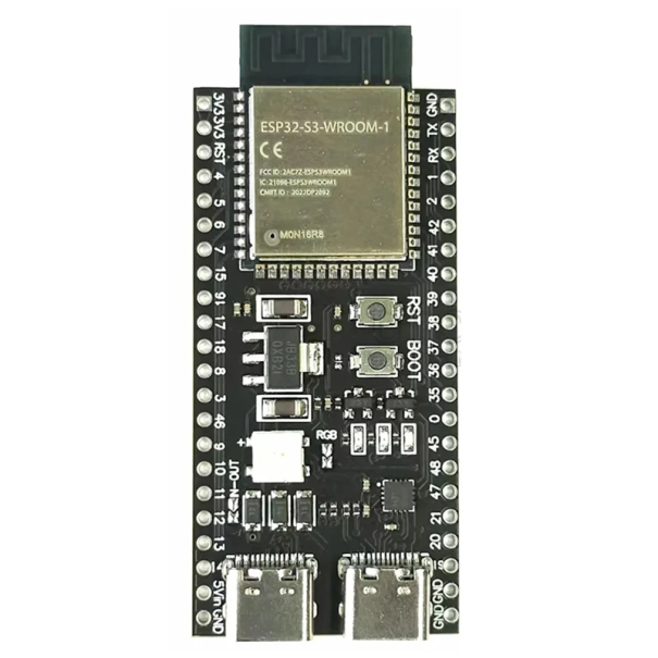 Placa de desenvolvimento ESP32-S3 com núcleo duplo 240 MHz 16 MB Flash e 8 MB PSRAM Módulo WiFi Bluetooth para projetos IoT Arduino 1