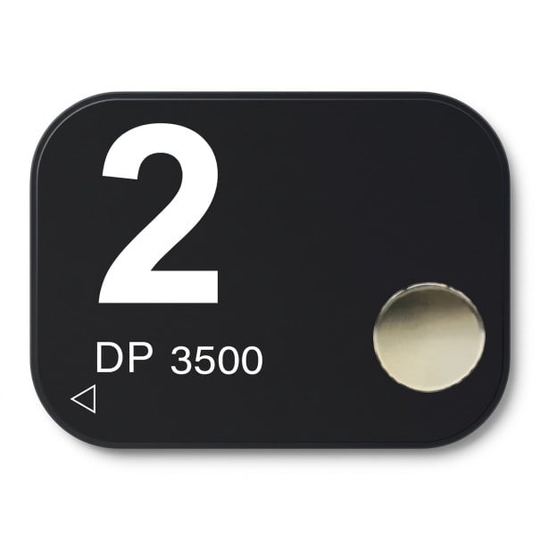Placa de fósforo radiográfica dental con imán, tamaño 2, 31 × 41 mm, sensor digital de rayos X intraoral, negra, para escáner de imagen 1