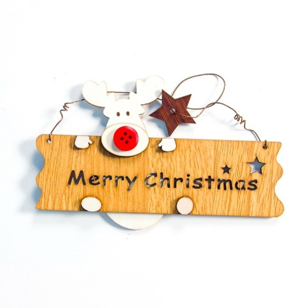 Placa de Natal Merry Christmas 2