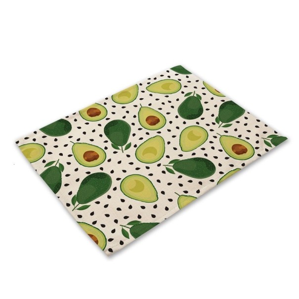 Placemat met avocado-thema 15
