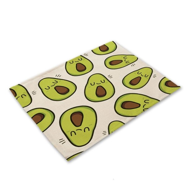 Placemat met avocado-thema 7