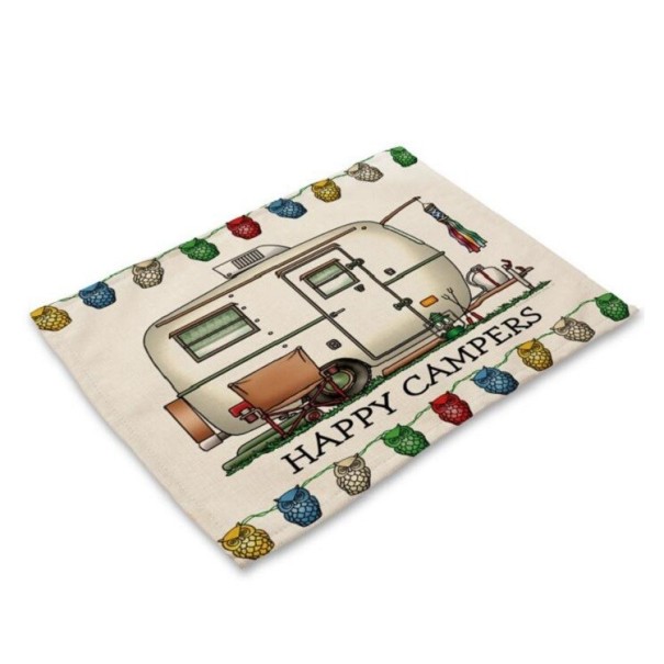 Placemats met caravanthema 10
