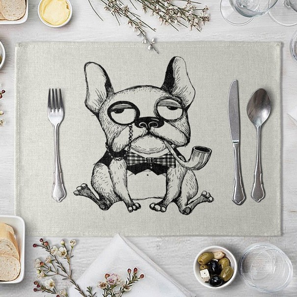 Placemats with Cartoon Dog Design 3