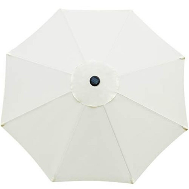 Plachta na slnečník biela 3 m