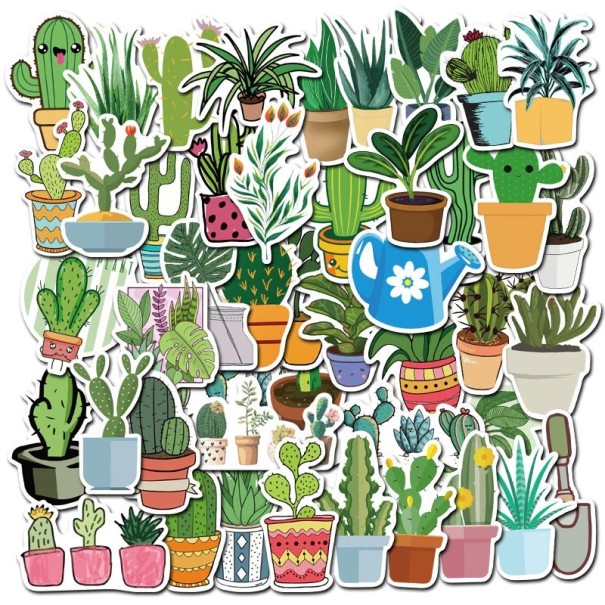 Plant Stickers 45 pcs 1