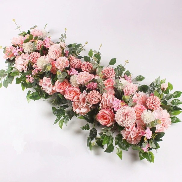 Planta artificiala decorativa roz 1 m